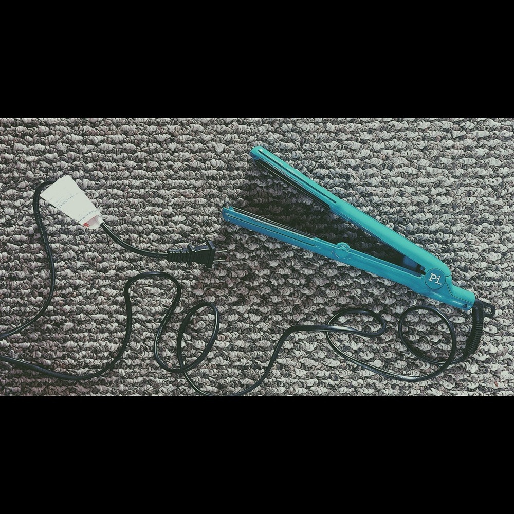 Plugged In hair straightener
